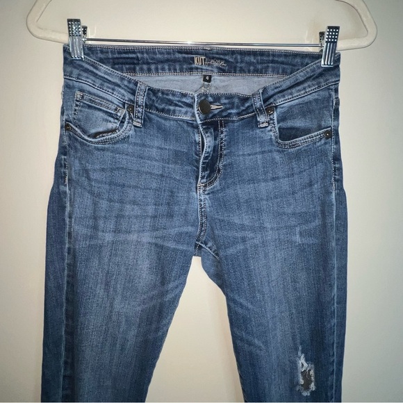 Kut From the Kloth Reese Ankle Skinny‎ Jeans Dark Wash 4 - Picture 2 of 15